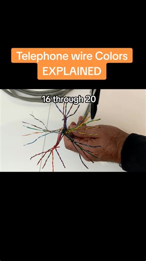 how to read telephone wire colors. #diytelecom #fieldtech #techtips #telephone