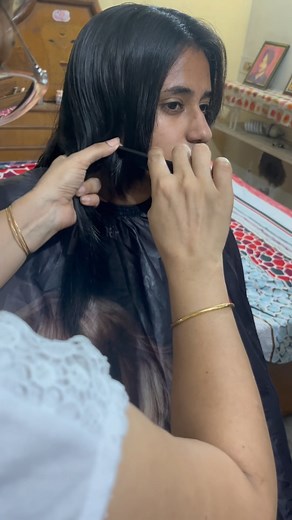 Front Short Layer Cut #amita_makeover_ #hair #hairstyle #haircut #step #layers #reels #reelsinstagram #instagood | Amita Gill