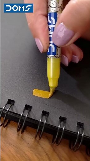 DOMS | Metallic Brush Pens | Shine your Art!