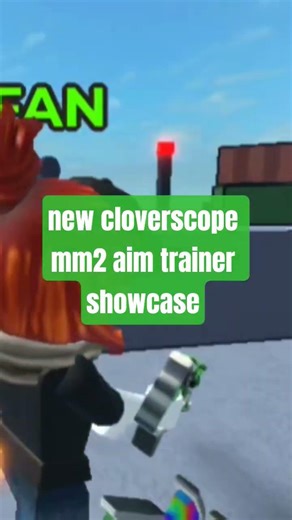 mm2 aim trainer cloverscope showcase !! #roblox #mm2 #mm2roblox