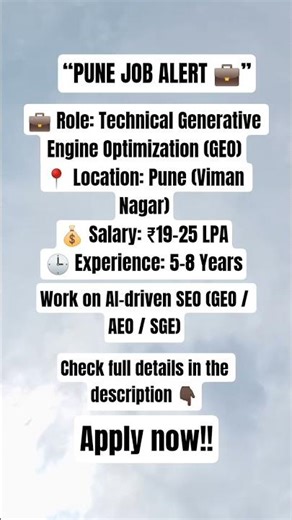 🚀 Tech SEO + AI Job at Bajaj Finserv | ₹25 LPA Salary 😱 Don’t Miss! #jobvacancy2026
