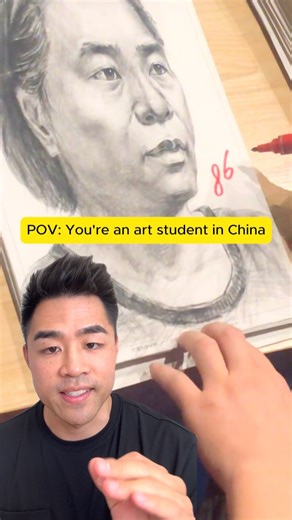 Ur Chinese Unc on Instagram: "POV: You’re an art student in China #china #art #artschool #chinese #chinalife #workinchina #artportfolio #artportfolioprep #drawing #risd #scad #artcenter #sketching #painting #artstudent #美术 #美术课 #高考 #gaokao"
