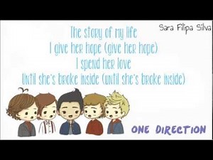 One Direction - Story Of My Life (lyrics)