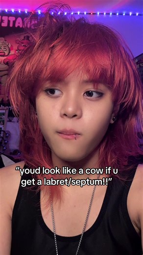 me and my fake labret against the world #fyp#foryou#real#alternative#mlm