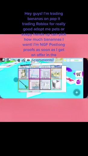 #popittrading #roblox #thebanannainpopittrading #Bananna #ngf Let me know if u have an offer!