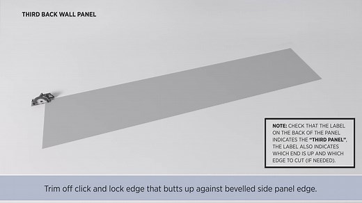 Glacier Bay Shower wall installation guide