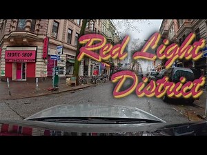 [4K] Driving through the Red Light District of Hamburg (Reeperbahn)