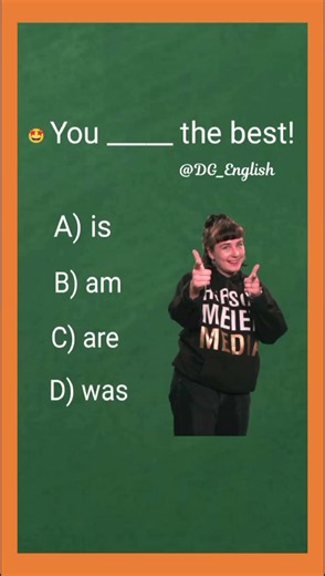 Is /Am /Are Or...? 🤔 Quick English Grammar Quiz! 🤩 Test Your English Grammar #goviral