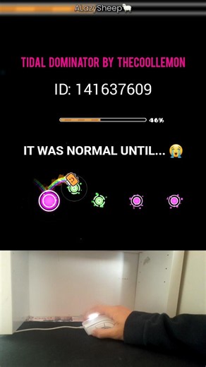Tidal Dominator by TheCoolLem0n — I wasn't expecting that 😭 #gd #geometrydash