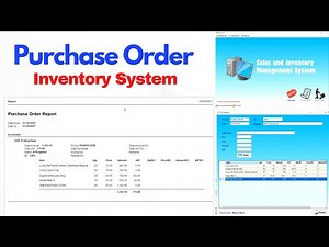 Purchase Order - Sales and Inventory Management System - VB.NET Forms #ezetsoftware #sims