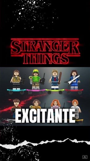 Coleção Stranger Things em minifigures, feita para quem valoriza estilo e diversão #StrangerThings