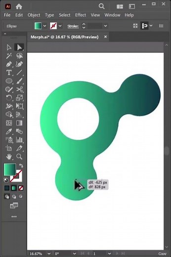 Create Stunning Morphing Shapes in Illustrator 2026 | Metaball Effect Guide