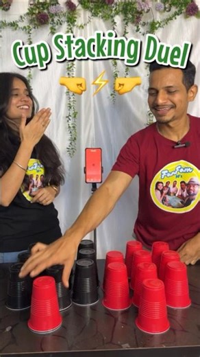 The Dice Decides! High-Stakes Cup Stacking Battle 🎲🥤| FunFam90s #FunFam90s #CupChallenge #DiceGame