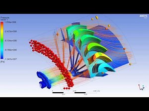 CFD Turbine Blade Cooling