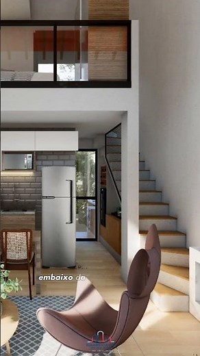 Projeto de MINI CASA DE CAMPO com 31m² em terreno 4x8m | Tiny house Brasileira