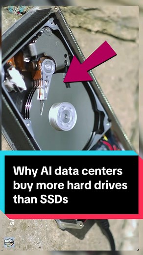 Why AI Data Centers Prefer Hard Drives Over SSDs