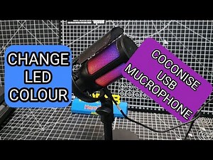 Coconise USB Microphone , Change led Colours