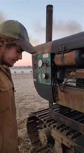 First Time Turning It On #firststart #farmengineering #scrapbuild #tiktokmachines #rawvideo