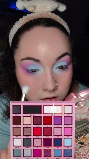 Pastel Summer eyeshadow tutorial 🩷💛🩵 #makeup #makeuptutorial #makeupartist #tutorial #shortvideo