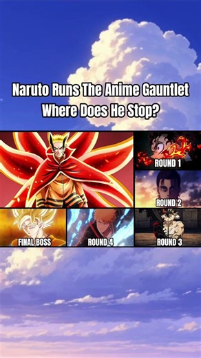 Naruto Runs The Anime Gauntlet 🔥 Where Does He Stop?