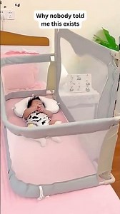 👉Newborn Bedside Crib Every Parent Needs 🛏️👶 #3314 ‪@sovorsgadget‬