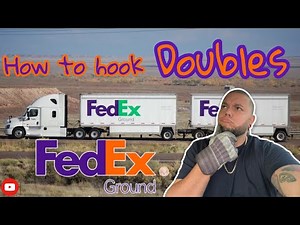 How to hook double trailers for FedEx Ground? ¿Cómo enganchar trailers dobles de FedEx Ground?