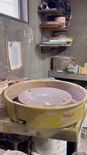 Making an 8” plate. These are the last pieces to finish up some dinnerware sets. | Bethany Rose Pottery