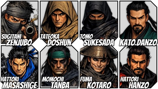 8 Deadliest NINJAS in History [RANKED]