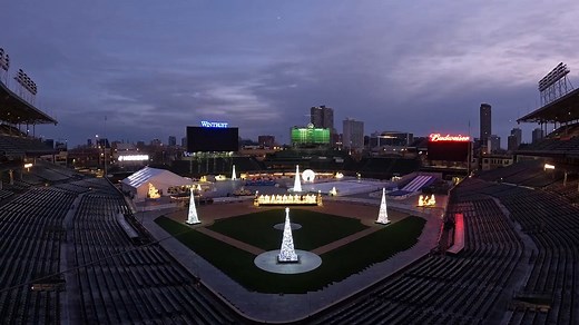 19K views · 749 reactions | Wrigley Field's a winter wonderland! #WinterlandatGallagherWay ❄️ | Chicago Cubs | Facebook