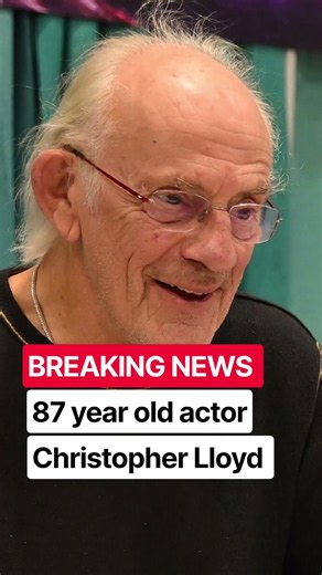 Legendary actor Christopjer Lloyd who played Doc Brown in Back to... Full story in description