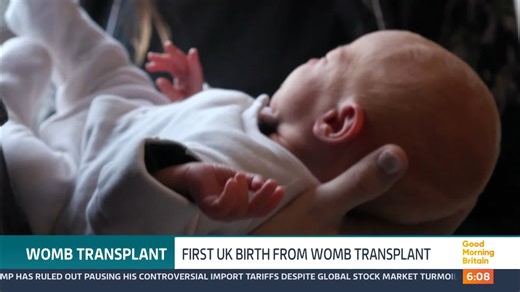 246K views · 3.3K reactions | A London woman born without a womb has been the first in the UK to give birth after a successful womb transplant. Grace and Angus Davidson welcomed their baby girl Amy Isabel five weeks ago - naming her after two special women who made this breakthrough possible. | Good Morning Britain | Facebook