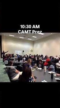 Day 2 at CAMT - So fun connecting with Math Teaches and Leaders