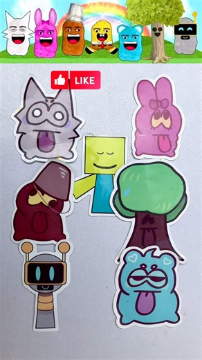 Incredibox Sprunki - Nuggets Edition (Mod) color mixing #incredibox #sprunki #satisfying #nuggets