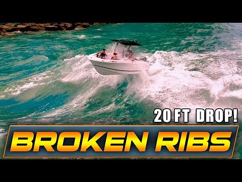WARNING: BOAT LAUNCH DESTROYS MOM'S BACK AT HAULOVER INLET !! | HAULOVER BOATS | WAVY BOATS