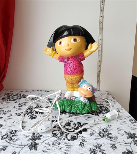 Vintage Dora the Explorer Lamp, Plastic and Rubber, Table Lamp, Children's Lamp, Nursery, Lighting, Childhood Memories - Etsy