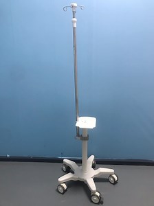 [Hot Item] Medical Equipment Device Infusion Pump Trolley Five-Wheeled Cart Mobile Nursing Trolley IV Pole Trolley