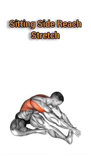 Sitting Side Reach Stretch