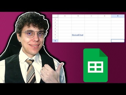 How To Add PDF To Google Sheets Cell