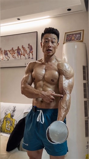 5 Min Dumbbell Arms at Home = Bigger Biceps FAST! 💪 #DumbbellArms #trollface #edit #shorts