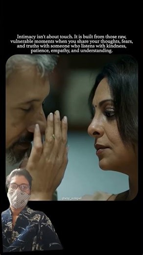 A beautiful love story about emotional intimacy beyond physical touch #romantic #soulconnection