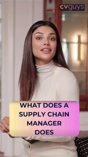 What does a Supply Chain Manager do