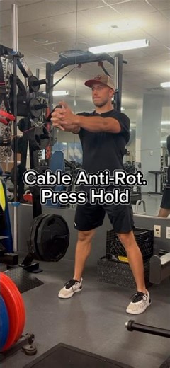 Cable Anti-Rotation Press Hold
