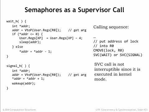 19.2.4 Semaphore Implementation