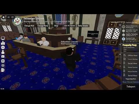 Roblox Oath Of Office: Serving As Representative for Cascadia [S14 Ep 141 - 160]