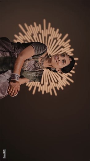 Cinematic Bridal Portrait of Anjana Shree ✨| Engagement Shoot | Dynamic Shots #dynamicshots #wedding