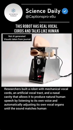 Scientists Built A Robot That Learns To Talk Like A Human Baby