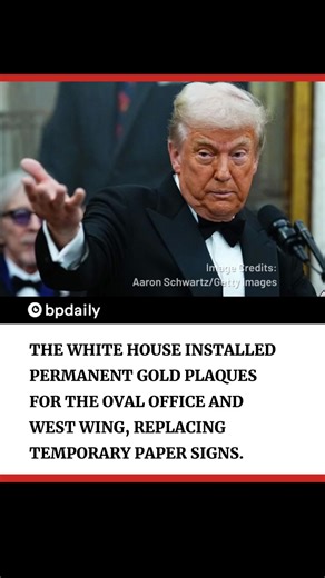 White House Reveals “Cheap Tacky Hotel” Update Amid Trump’s Renovation Spree. Read the full article in the comments. | BP Daily