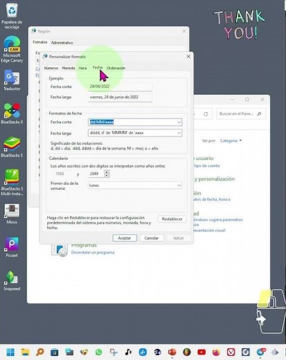Cómo poner el año con solo dos dígitos en Windows 11 o cambiar al formato que quieras