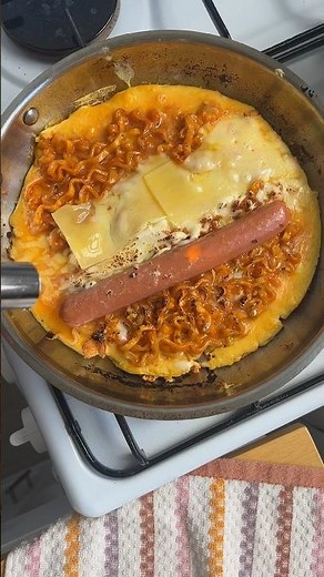 Buldak omelette brunch for you 😋🔥
