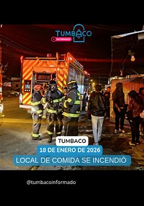 #ATENCION En #Tumbaco l Local de comida se incendió. | Tumbaco Informado